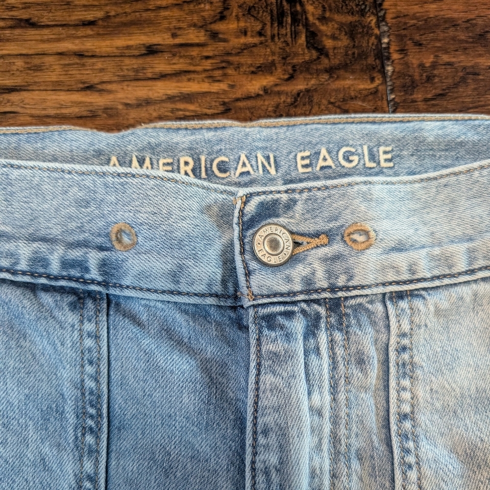 American Eagle Lightweight Denim Joggers Size 6 - Picture 5 of 10